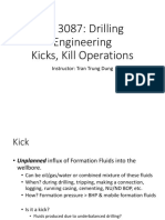 Drilling Engineering Kicks and Kill Operations