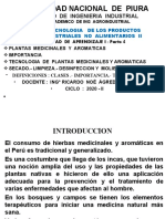 TECNOLOGIA DE PRODUCTOS AGROINDUSTRIALES NO ALIMENTARIOS II UNIDAD 1 - 4TA PARTE 18 FEB 21 CICLO 2020 - II (Autoguardado)