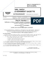 Tamil Nadu Government Gazette: Part II-Section 1