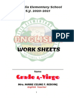 English 4 Worksheets