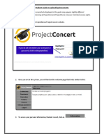 Student Guide To Uploading Documents: 1. Log in To Your School'S Projectnurse/Projectconcert Website