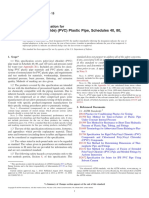 D1785-15 Standard Specification for Poly(Vinyl Chloride) (PVC) Plastic Pipe, Schedules 40, 80, And 120