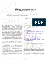 D807-14 Standard Practice For Assessing The Tendency of Industrial Boiler Waters To Cause Embrittlement (USBM1 Embrittlement Detector Method)