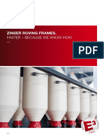 Zinser Roving Frames.: Faster - Because We Know How.