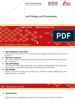 Technical Writing and Presentation: Supervisory: Nguyen Hoang Nam