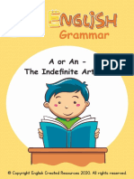English Grammar A or An Worksheets Copyright English Created Resources. pdf