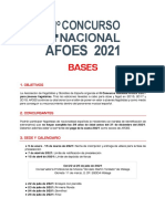 Bases Del Iv Concurso Nacional Afoes 2021