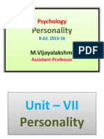 Personality Development and Assessment