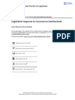 Legislative Response To Coronavirus Switzerland