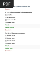 C Programming MCQ Questions & Answers PDF