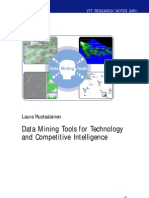 Data Mining Tools For Technology and Competitive Intelligence
