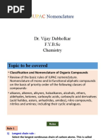 Nomenclature: Dr. Vijay Dabholkar F.Y.B.Sc Chemistry