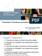 Chapter 7: Printers and Scanners: IT Essentials: PC Hardware and Software v4.1