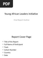 Yali Final Report Outline Online Cohort 14