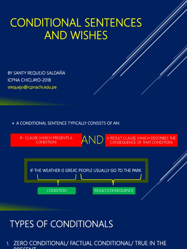 Understanding Conditional Sentences | PDF | Human Communication ...