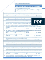 Formation Incoporation of Companies