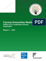 Corona Immunitas Nestlé: Sars-Cov-2 Antibodies Among Employees Report 1 - 2021