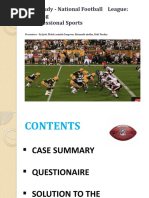 Case Study - National Football League: The King of Professional Sports