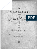 (Free Scores - Com) Paganini Niccolo Caprices Pour Violon Seul Complete Score 7316 5468