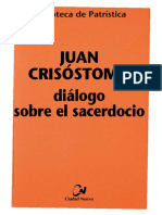 JUAN CRISÓSTOMO - Diálogo Sobre El Sacerdocio