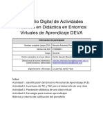 Portafolio Digital Didáctica de Entornos Virtuales de Aprendizaje