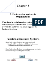 Chapter-3: 3.1 Information Systems in Organizations