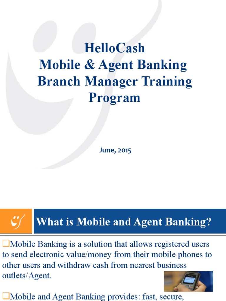 HelloCash Branch Manager Training Guide | PDF | Banks | Login