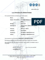 Certificado de Operatividad Copemi Cert-Eq-2021-0105