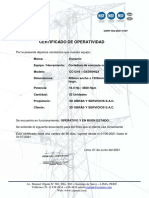 Certificado de Operatividad Copemi Cert-Eq-2021-0107