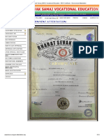Bharat Sevak Samaj - BSS - Vocational Education - BSS Certificate - Government Attestation
