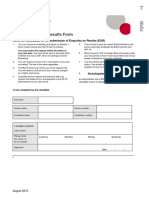 IELTS Enquiry On Results Form: Notes For Candidates On The Submission of Enquiries On Results (EOR)