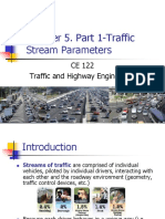 Chapter 5. Part 1-Traffic Stream Parameters: CE 122 Traffic and Highway Engineering