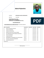 Moshood Abiola Polytechnic: HOD's Sign & Date