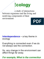 Ecology: Ecology - The Study of Interactions