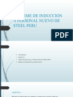 Informe de Induccion A Personal Nuevo