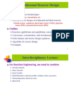 01 Isothermal Reactor Design