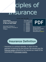 Principle of Insurance Group-G