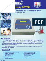 Microprocessor Lab Model TDS / Conductivity Meter Model: TDS 101