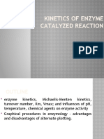10-11, Kinetics of Enzyme Catalyzed Reaction
