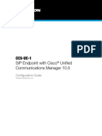 CCS-UC-1: SIP Endpoint With Cisco Unified Communications Manager 10.5