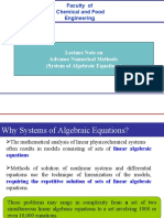 2 Systme of Alegebraic Equation (Modified)