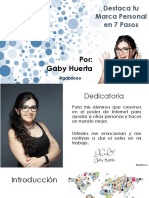 E-Book Personal Branding Por Gaby Huerta