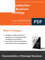 To Business Strategy: A Guide by Reda Shuhumi