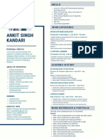Ankit Singh Kandari: Skills