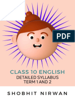 Class 10 English: Detailed Syllabus Term 1 and 2