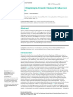 The Diaphragm Muscle Manual Evaluation Scale