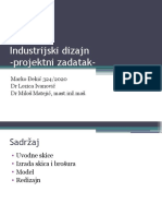 Marko Đekić 324-2020 Industrijski Dizajn, Prezentacija