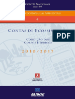 2021 IBGE - Contas de ecossistemas - condição dos corpos hídricos - 2010 a 2017