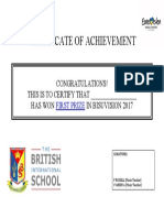 Certificate of Achievement1