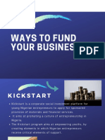 Ways To Fund Your Business